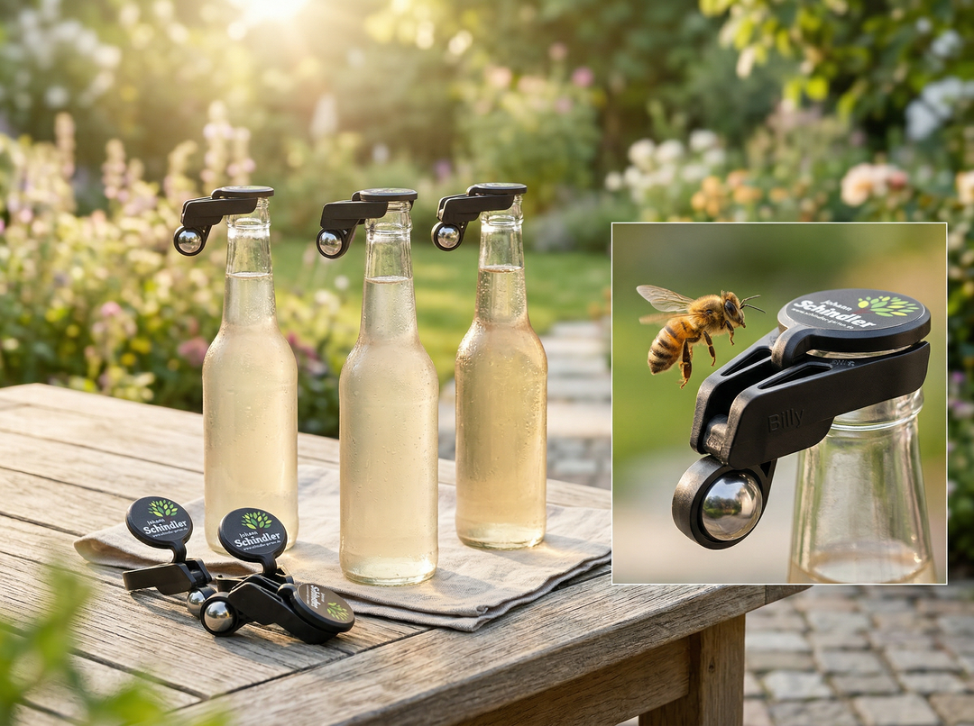 BottleGuard Insekten-Trinkschutz (4er-Set)