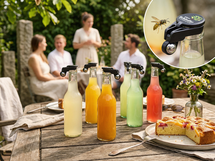 BottleGuard Insekten-Trinkschutz (4er-Set)