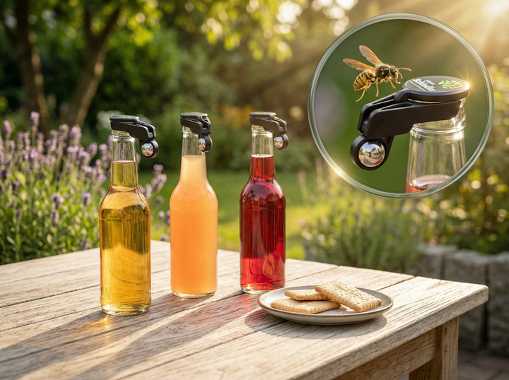 BottleGuard Insekten-Trinkschutz (4er-Set)