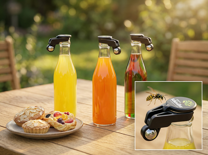 BottleGuard Insekten-Trinkschutz (4er-Set)